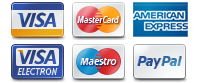VISA MasterCard Maestro AmEx